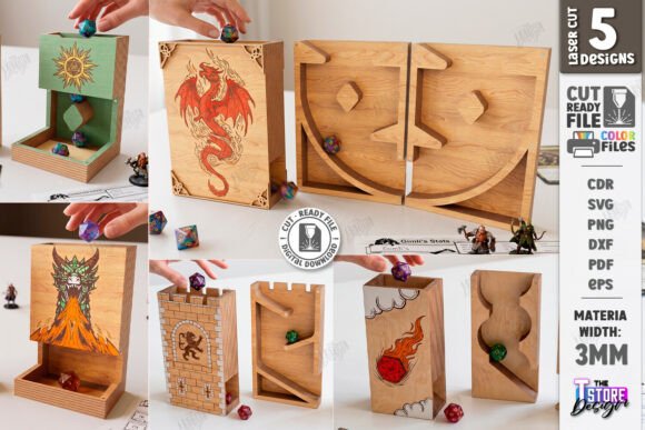 3D RPG Dice Tower: Laser Cutting for Board Games