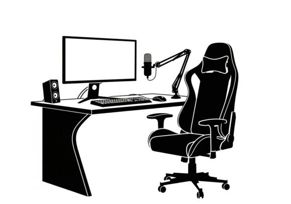 Black Office Desk Graphics: Pro Illustrations Review