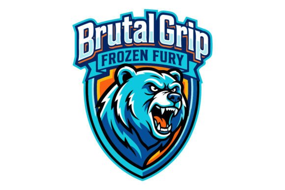 Brutal Grip Bear: Bold Graphics for Local Logos