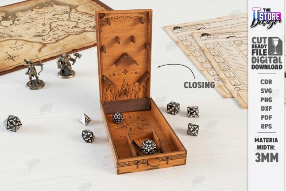 Dice Catapult Laser Cut RPG Games SVG Review
