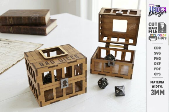 Dice Jail Laser Cutting: Art Amp Asset Review
