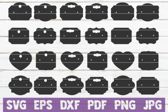 Earring Display Cards: Graphics for Crafts