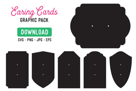 Earring Holder Display Cards: Graphics for Watches Amp