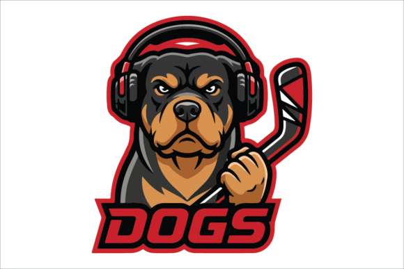 Fierce Eagle Hockey Esports Mascot: Bold Graphics & Logos