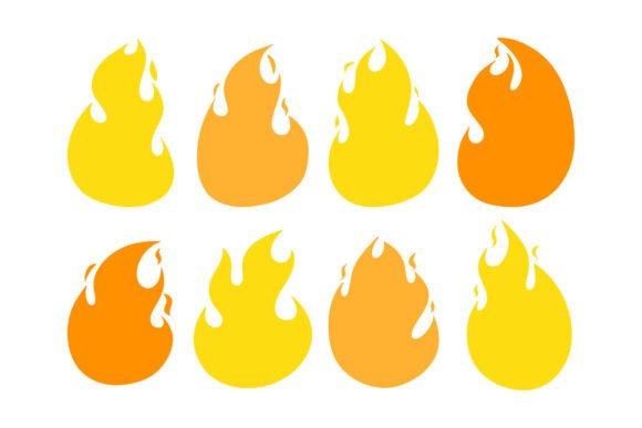 Fire Flame Clipart: Bold Graphics & Illustrations
