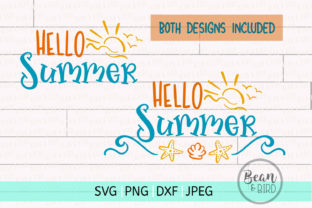 Hello Summer Cut File: Graphics for Crafts