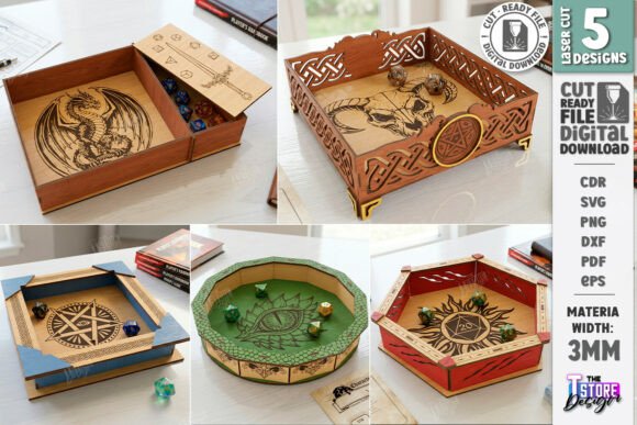 Laser Cutting Board Games: Dice Tray Bundle Review