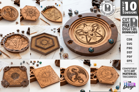 Laser Cutting Board Games: Dice Trays Bundle Review