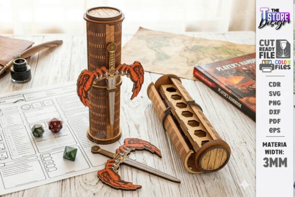 Laser Cutting Board Games: Wooden Dice Box Review