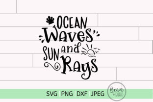 Ocean Waves Summer Rays SVG: Fresh Graphics for Crafts