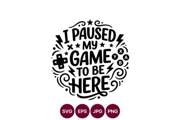 Paused Game Controller Vector: Graphics & Illustrations
