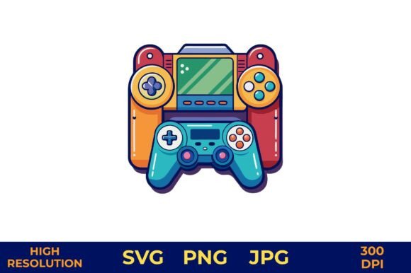 Retro Game Console Graphics & Illustrations Review