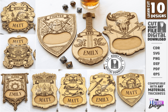 RPG Dice Coasters: Laser Cutting for Home Decor
