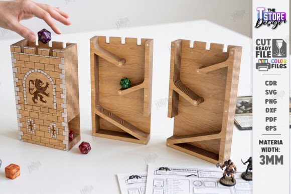 RPG Dice Tower: Laser Cutting for Board Games