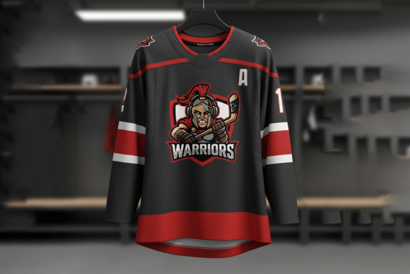Spartan Warrior Hockey Esports Mascot Lo: Graphics & Logos