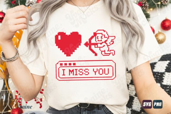 Valentine Cupid Graphics: Pixel Art Illustrations
