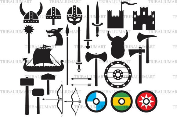 Viking Icon Set: Bold Graphics and Icons for Brands